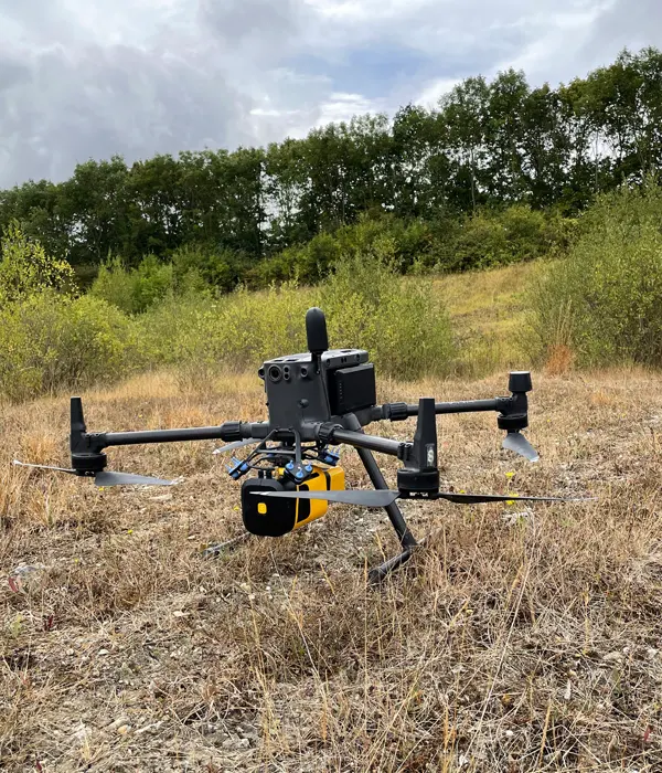 drone surveying with LiDAR technology